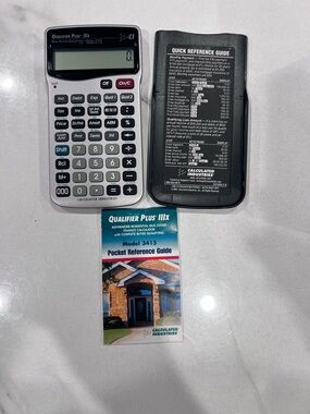 Calculated Industries Qualifier Plus IIIx 3415 Financial Calculator